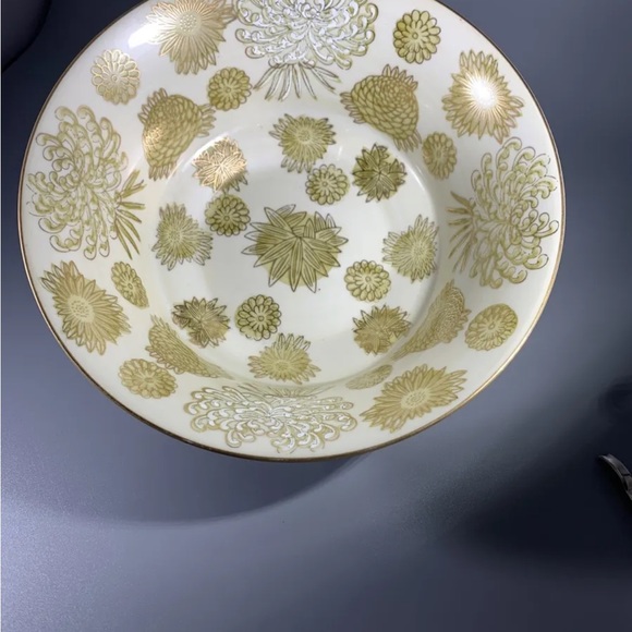 Vintage Andrea Sadek Imported Large Porcelain Bowl 9" Diameter, Floral Pattern - Picture 4 of 11